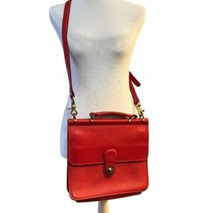 Coach Red Leather Purse